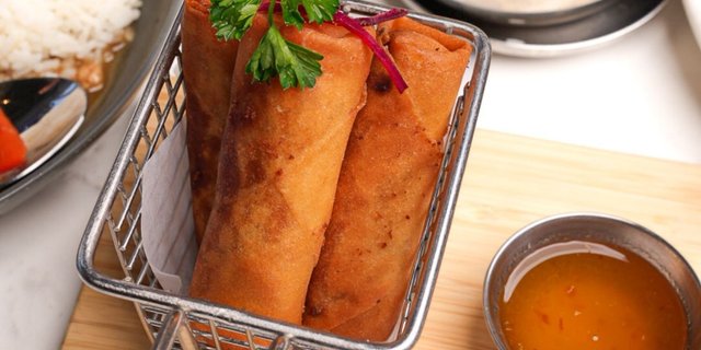 Vegetable Spring Rolls Tray