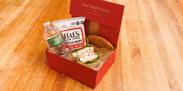Greek Wrap Boxed Lunch
