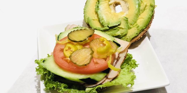 Bagel Street Club (Turkey Breast) Sandwich