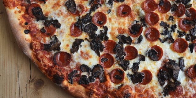 Pepperoni & Mushroom Pizza