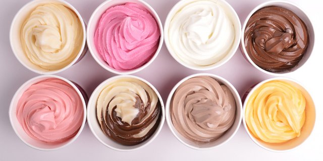 Frozen Yogurt Cups