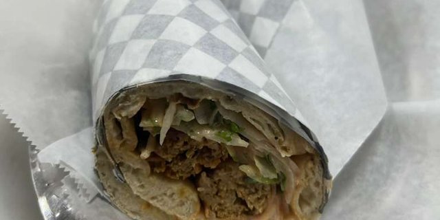 Chicken Sheekh Kabab Roll