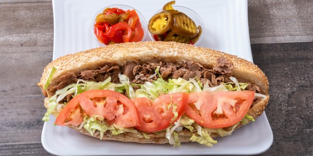 Cheesesteak Hoagie Sandwich