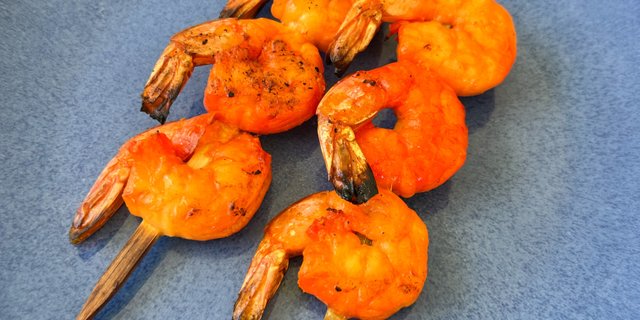 Grilled Shrimp Souvlaki