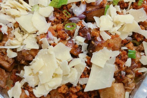 Pork Sisig Carbonara