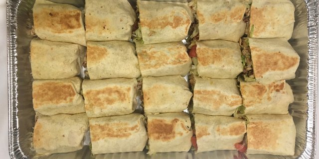 Tray of Wraps