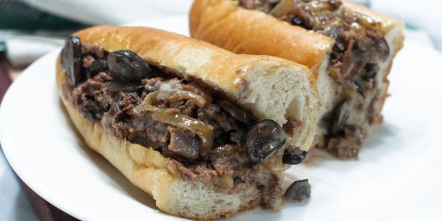 Mushroom Cheese Steak