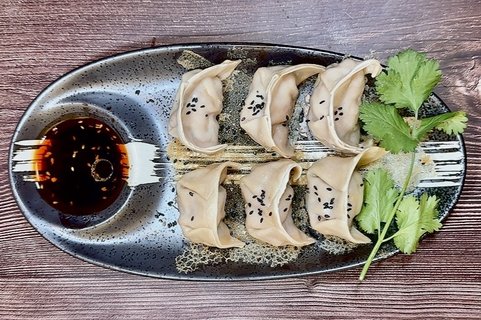 Pan-Fried Pork & Chive Dumplings