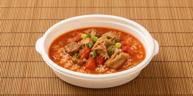 Tomato Braised Beef Rice Bento