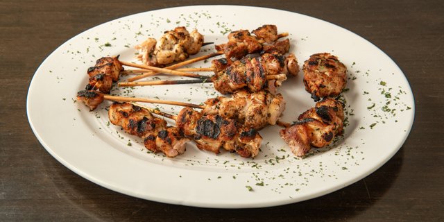 Mini Pork Souvlakia