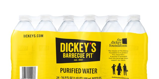 Dickey's Bottled Water 24 Ct Case
