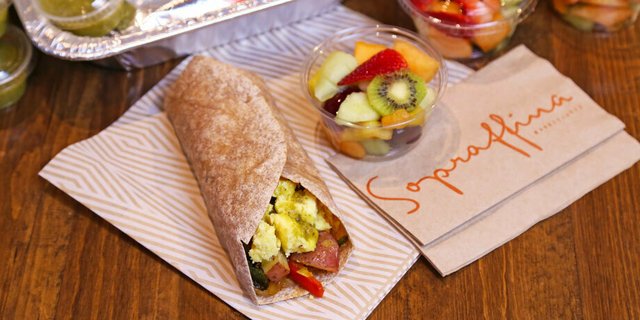 Breakfast Burrito & Fruit