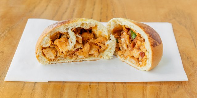 Chicken & Bacon Crumbles Kolache