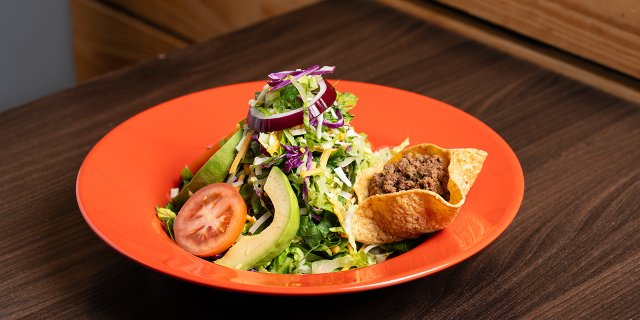 Taco Salad W/ Ground Beef