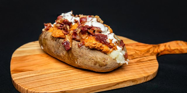 Chicken Bacon Ranch Baked Potato