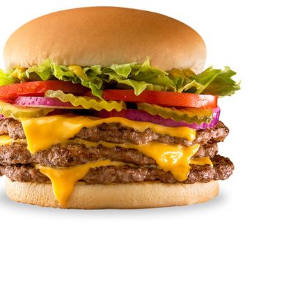 Triple-Buster W/ Cheese Burger