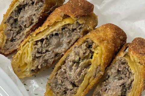 Cheesesteak Egg Rolls