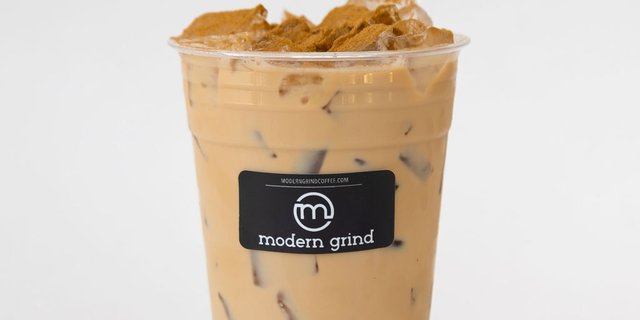 Iced Cinnamon Spin Latte