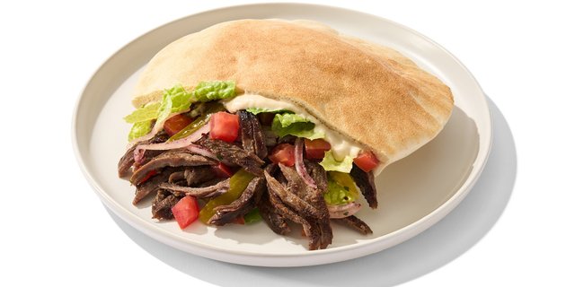 Beef Shawarma Sandwich Pita