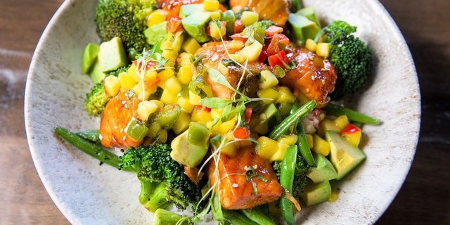 Sesame Salmon Bowl