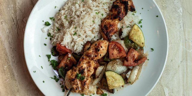 Shish Tawouk Kabob Dinner