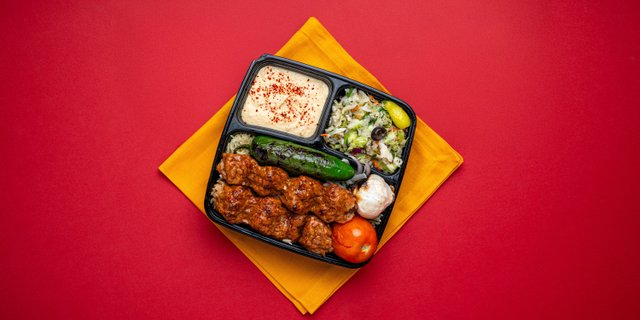 Chicken Lula Kebab Plate