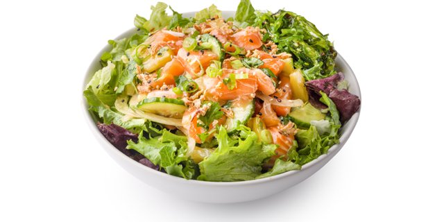 Yuzu Ponzu Salmon Salad Bowl