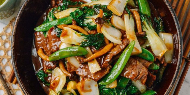 Beef With Mixed Vegetable Lunch