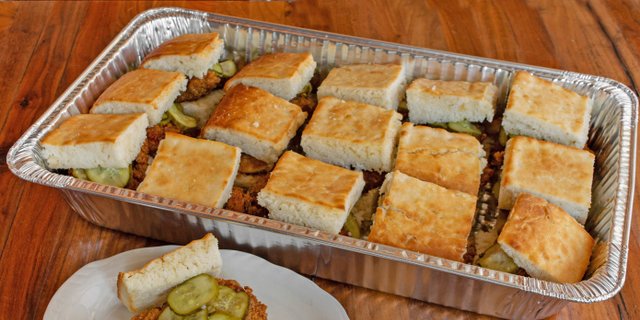 Southern Buttermilk Fried Chicken Biscuit Sliders