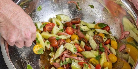 Cucumber & Tomato Salad