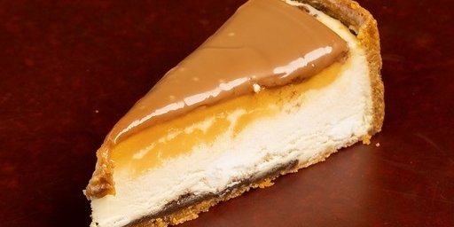 Turtle Cheesecake Slice