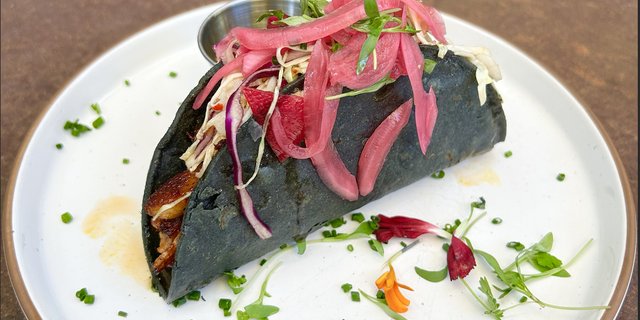 Blue Corn Crispy Chicken Tacos À La Carte