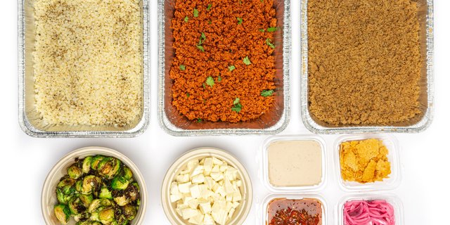 Spicy Meatless Chorizo Bistro Bowl buffet