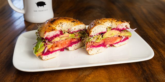 Becky's Bagel Sandwich