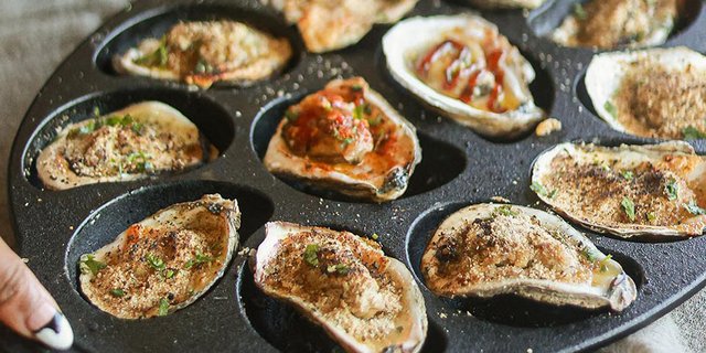 Charbroiled Oysters
