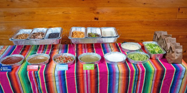 Fajitas Bar for 100