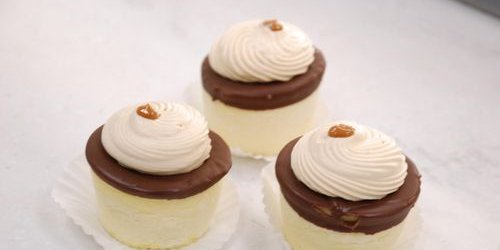 Bite Size Dulce de Leche NY Style Cheesecake