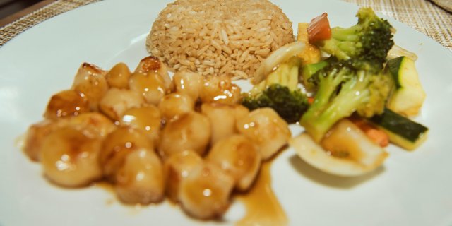 Hibachi Scallops