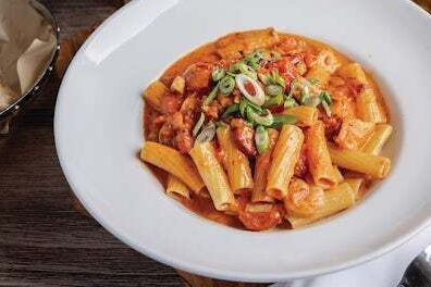 Cajun Alfredo Rigatoni