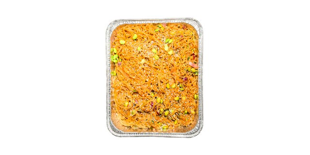 Spicy Garlic Sweet Potato Noodles