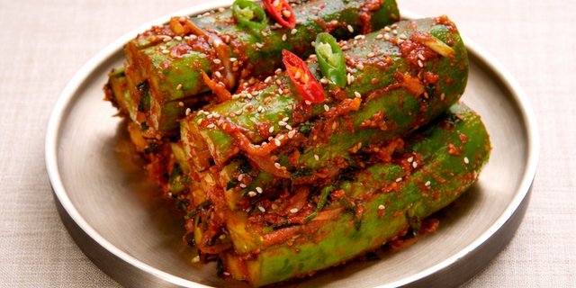 Fresh Cucumber Kimchi