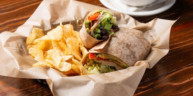 Greek Veggie Wrap Boxed Lunch