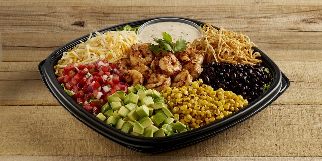 Southwest Avocado Salad w/ Shrimp