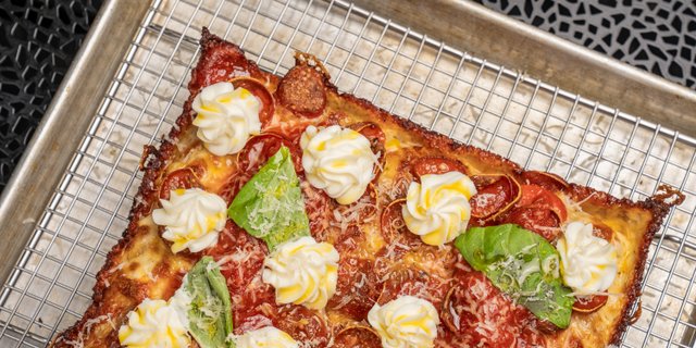 Honey Cup Detroit Pizza