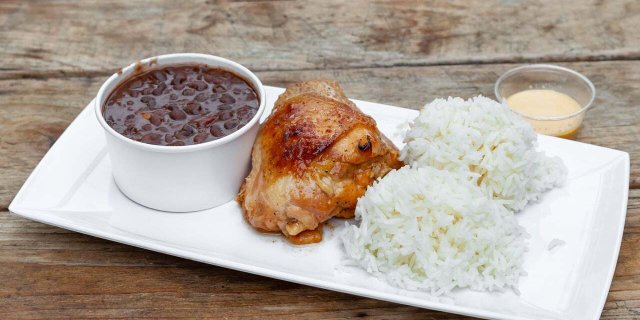 Rice, Bean & Chicken Thigh Trio