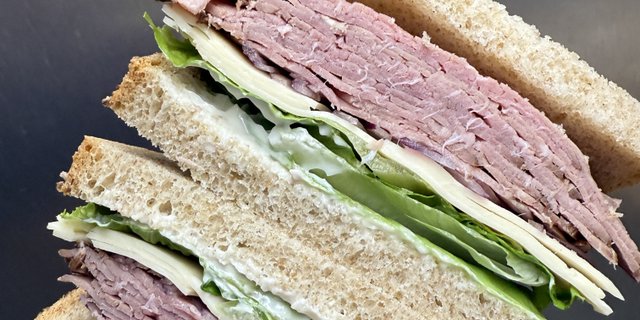 Roast Beef & Cheese Sandwich