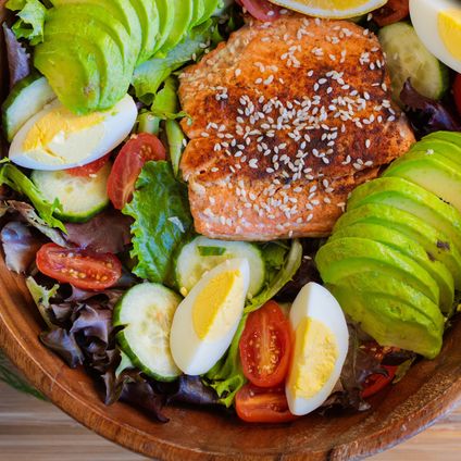 Wild-Caught Salmon Avocado Salad