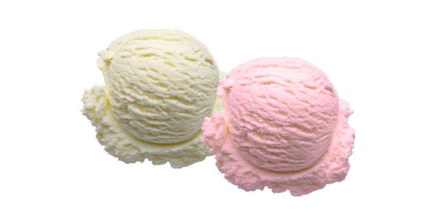 Two Ice Cream Scoops
