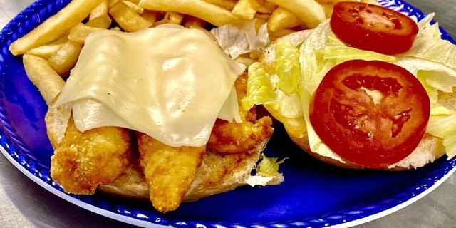 Chicken Tenders Sandwich & Fries
