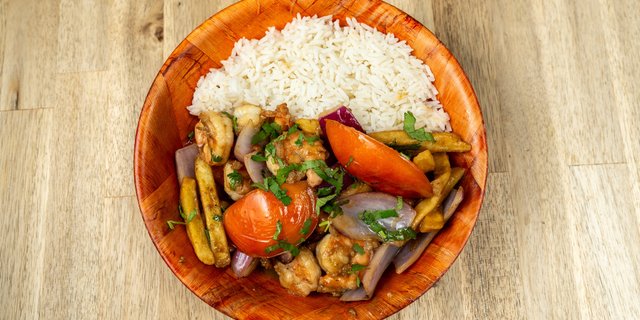 Shrimp Stir-Fry Rice Bowl